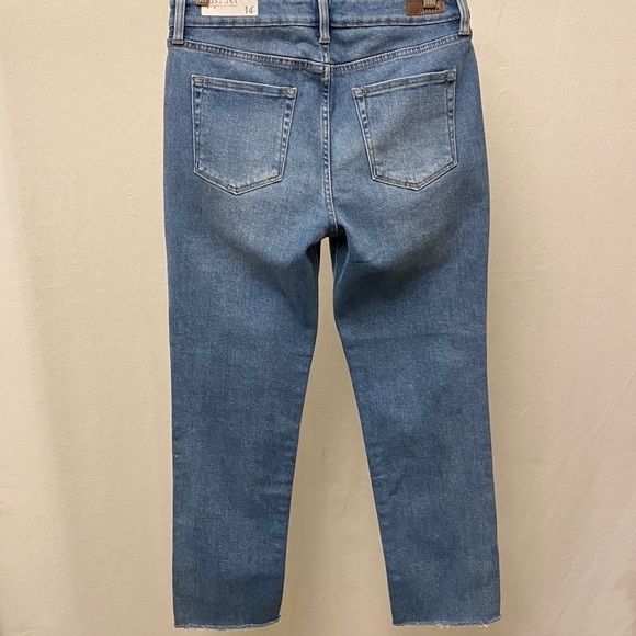 Just USA 14 NWT High Rise Straight Jeans Frayed Hems Women’s Stretch JP092 - Picture 8 of 9
